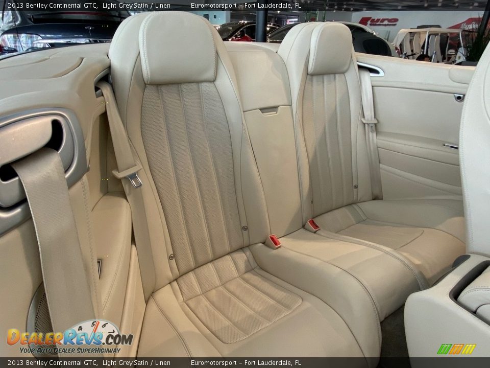 2013 Bentley Continental GTC Light Grey Satin / Linen Photo #15