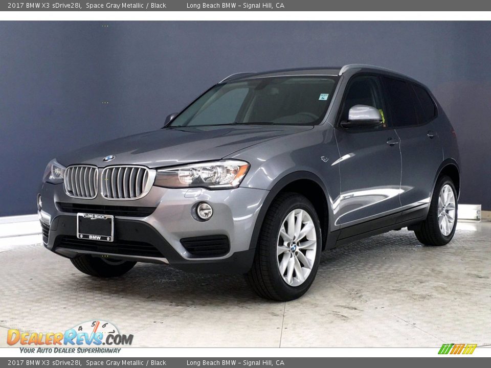 2017 BMW X3 sDrive28i Space Gray Metallic / Black Photo #12