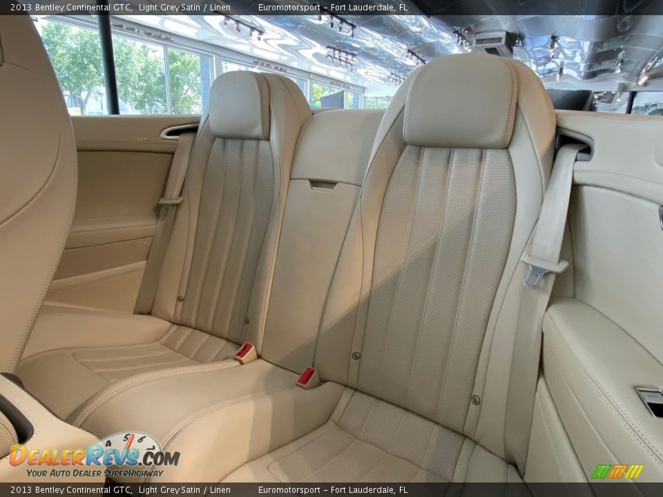 2013 Bentley Continental GTC Light Grey Satin / Linen Photo #16