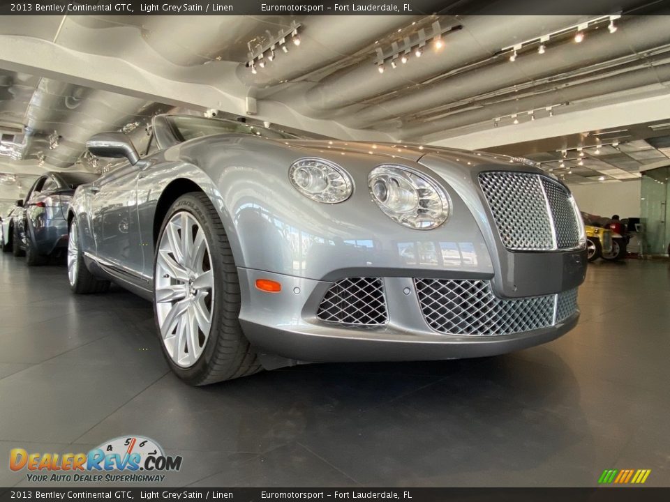 2013 Bentley Continental GTC Light Grey Satin / Linen Photo #19