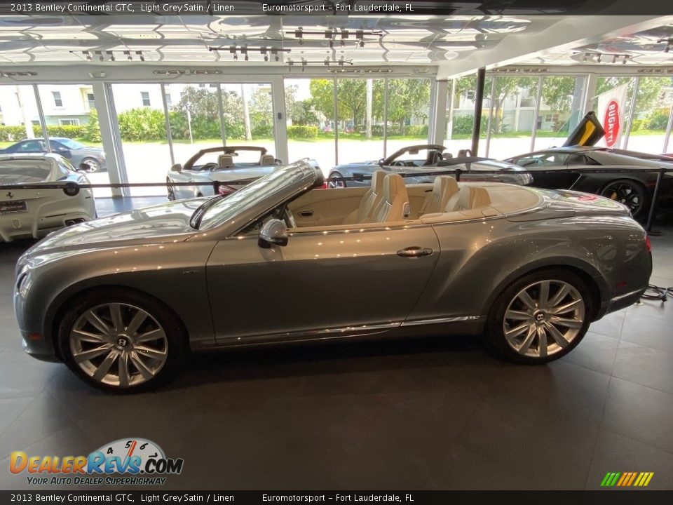 2013 Bentley Continental GTC Light Grey Satin / Linen Photo #20