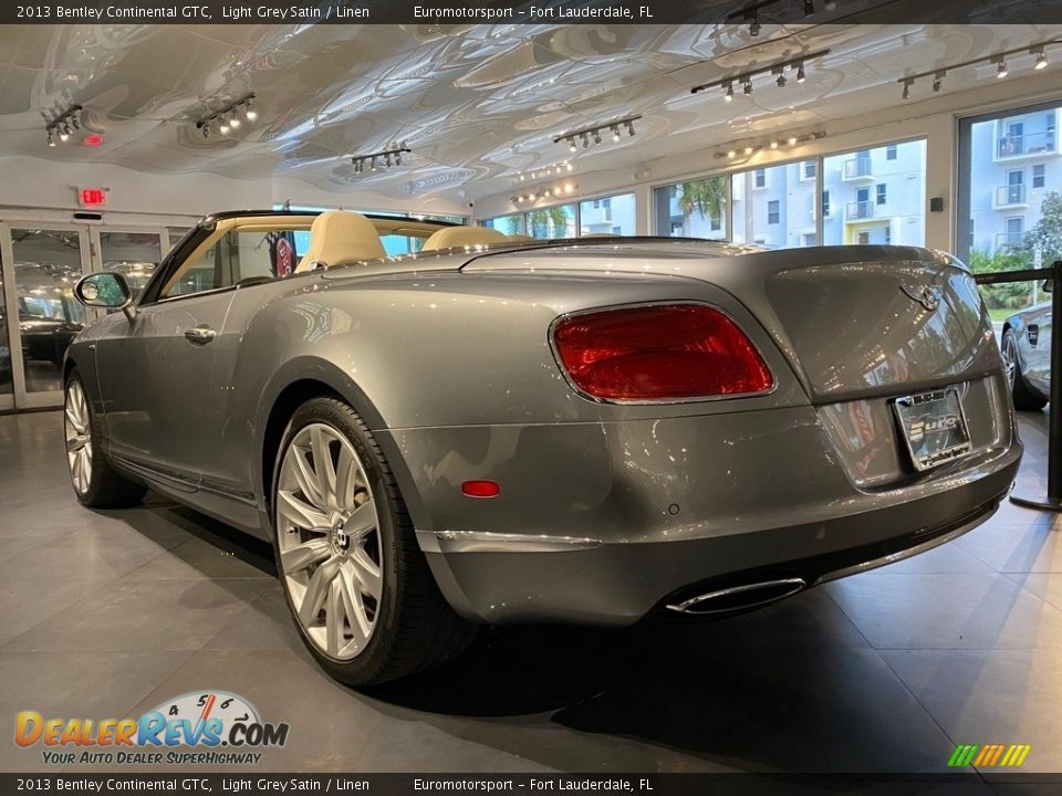 2013 Bentley Continental GTC Light Grey Satin / Linen Photo #22