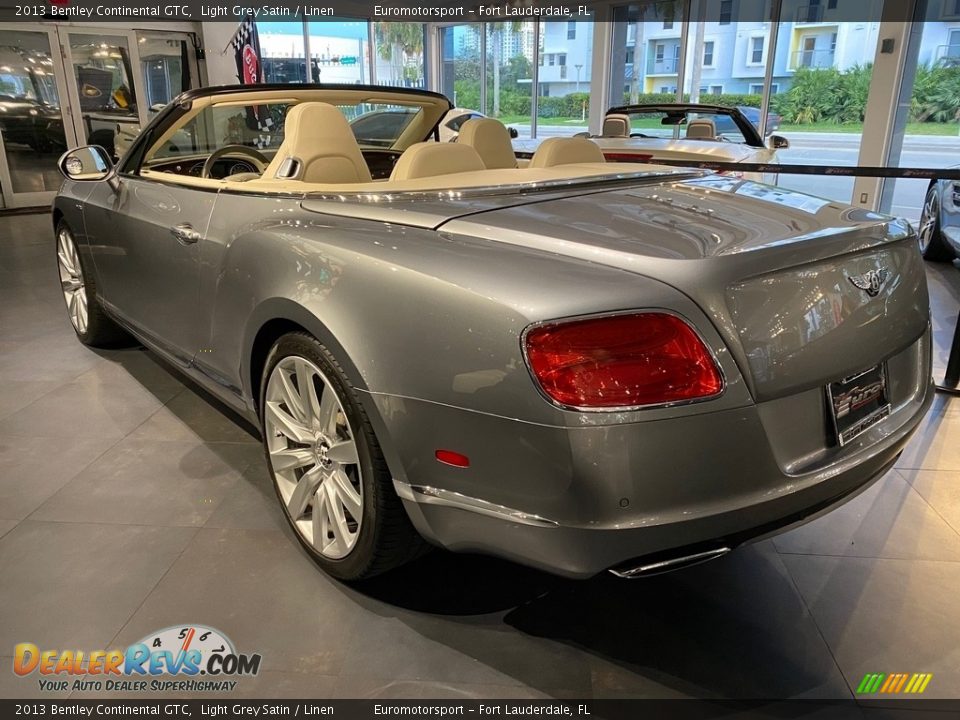 2013 Bentley Continental GTC Light Grey Satin / Linen Photo #23