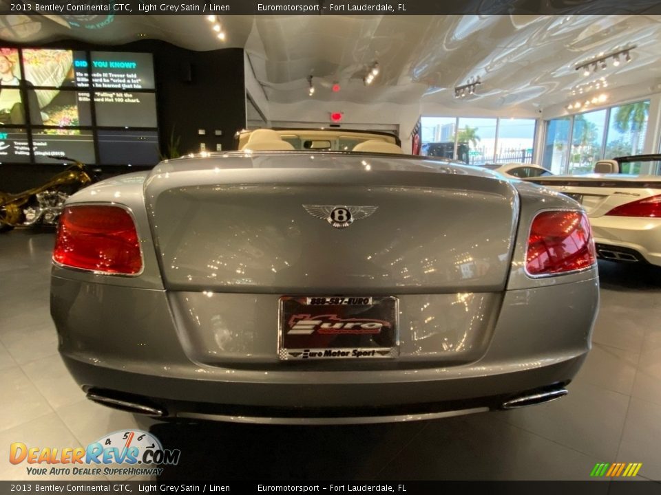 2013 Bentley Continental GTC Light Grey Satin / Linen Photo #24