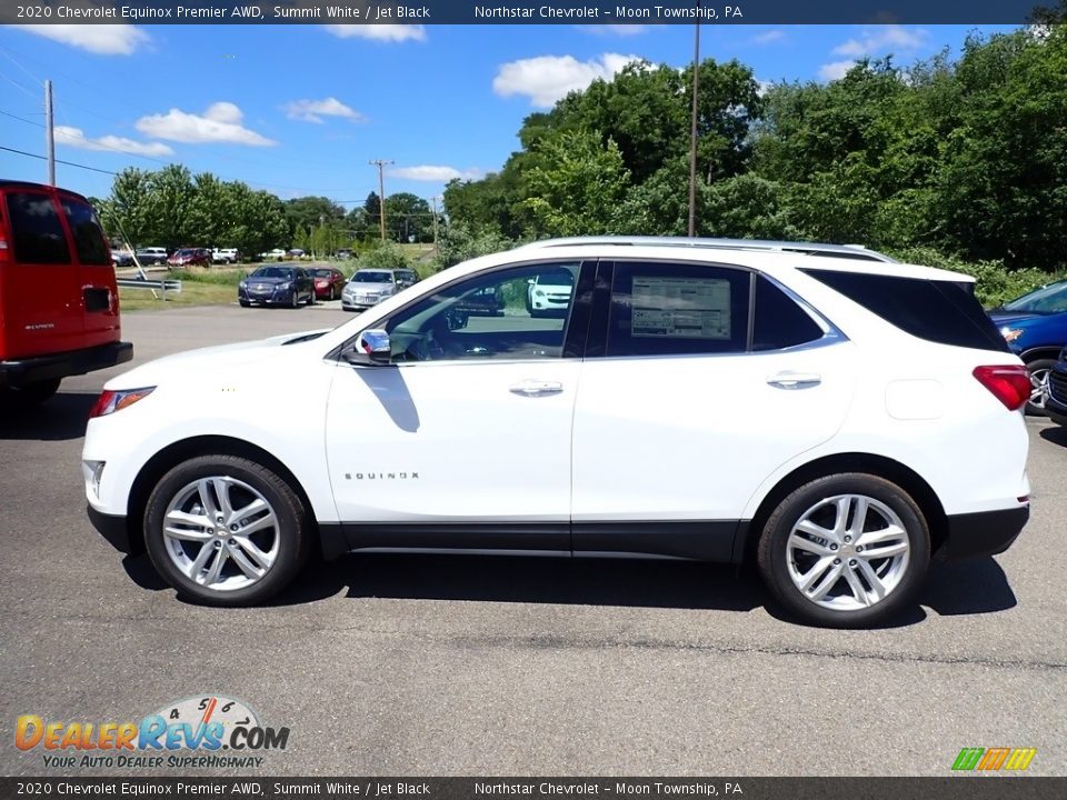 2020 Chevrolet Equinox Premier AWD Summit White / Jet Black Photo #3