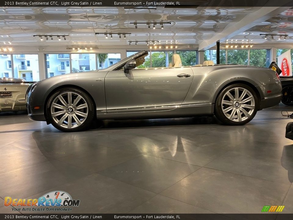 2013 Bentley Continental GTC Light Grey Satin / Linen Photo #26