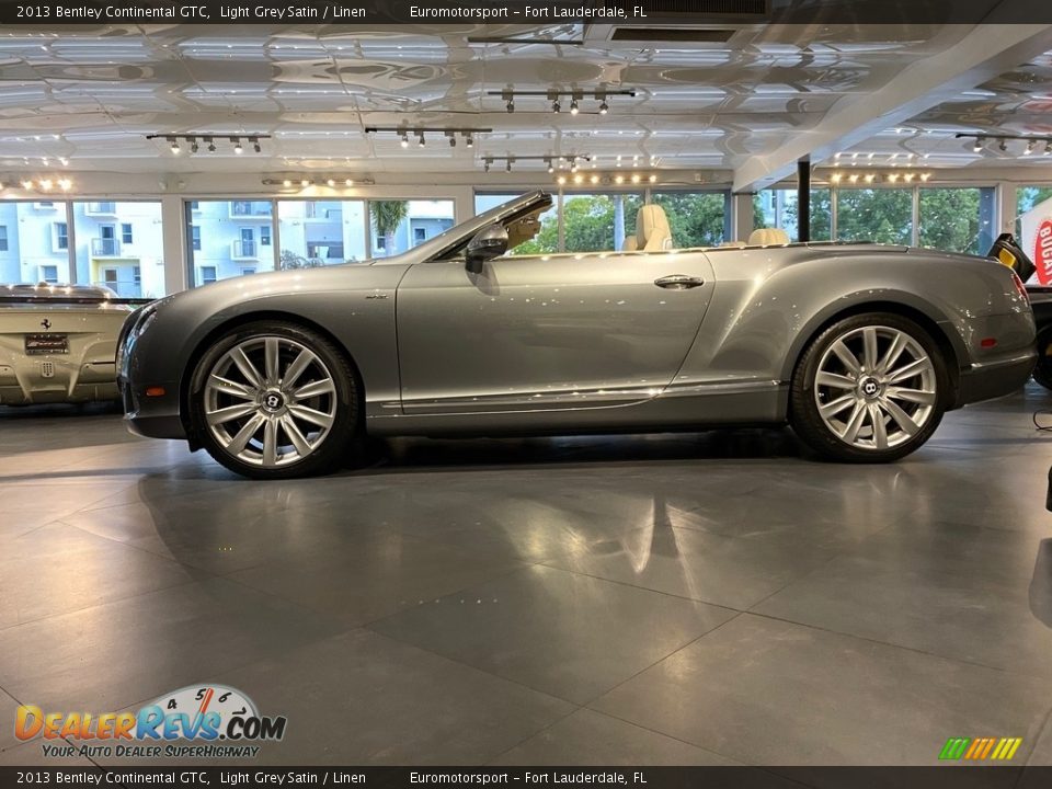 2013 Bentley Continental GTC Light Grey Satin / Linen Photo #27