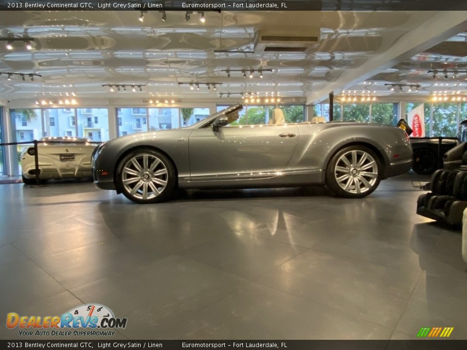 2013 Bentley Continental GTC Light Grey Satin / Linen Photo #28