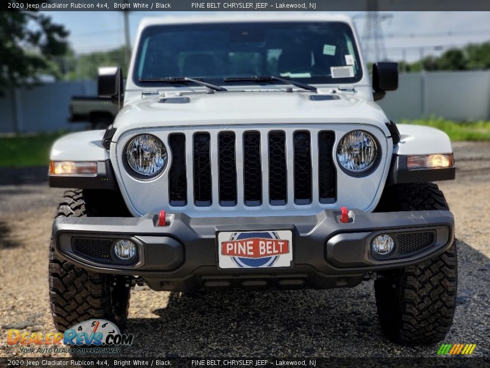 2020 Jeep Gladiator Rubicon 4x4 Bright White / Black Photo #3
