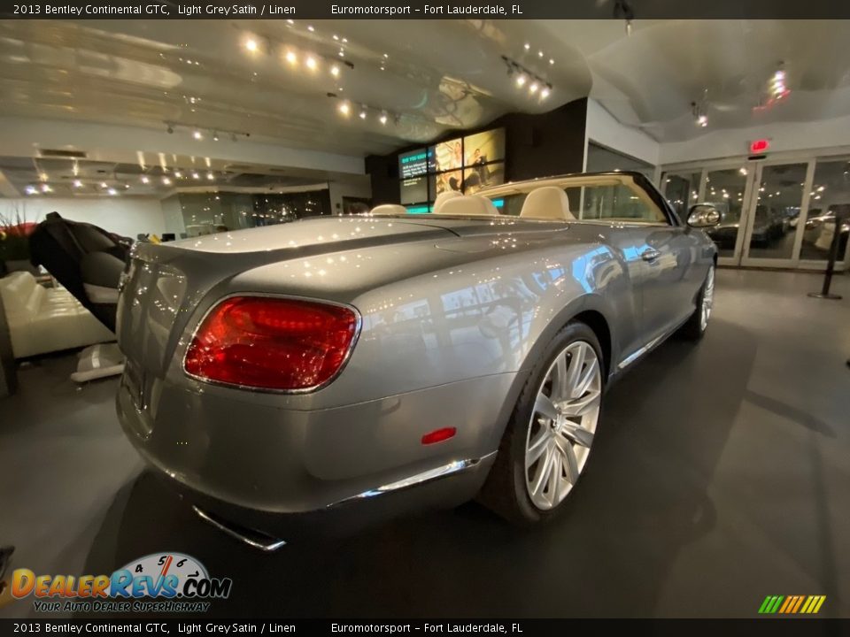 2013 Bentley Continental GTC Light Grey Satin / Linen Photo #32