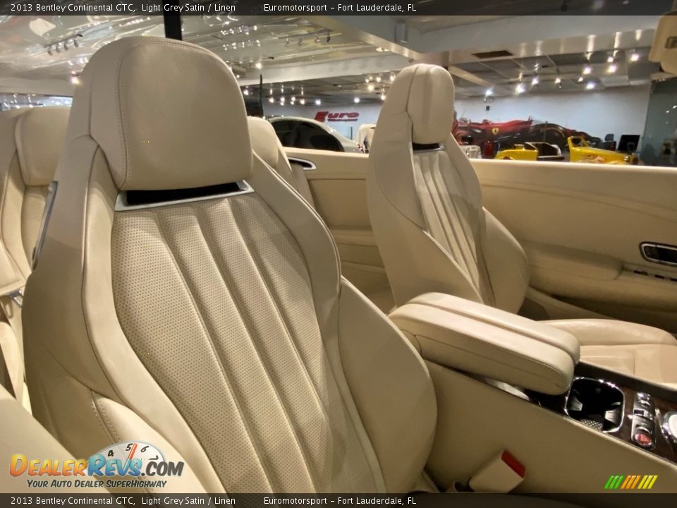 2013 Bentley Continental GTC Light Grey Satin / Linen Photo #33