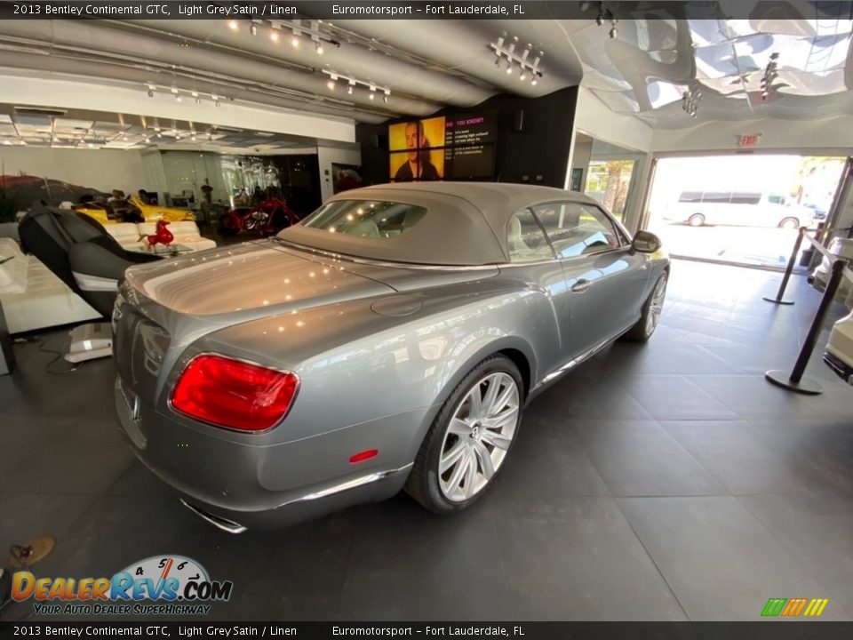 2013 Bentley Continental GTC Light Grey Satin / Linen Photo #34