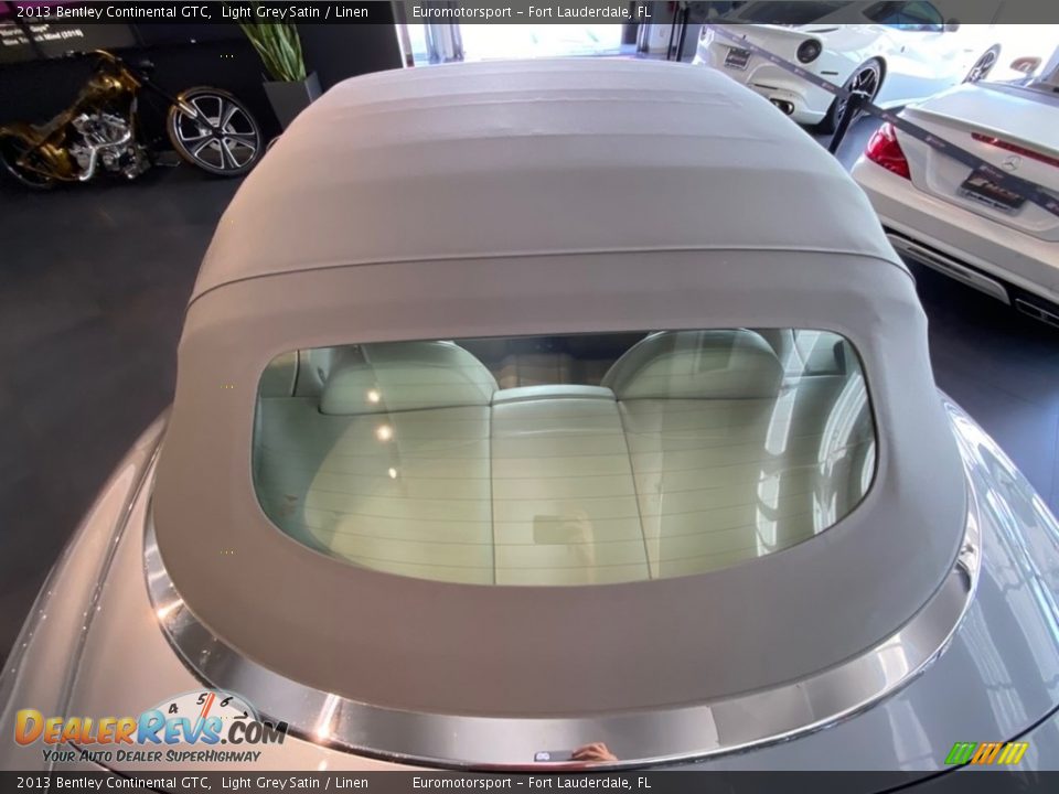 2013 Bentley Continental GTC Light Grey Satin / Linen Photo #35