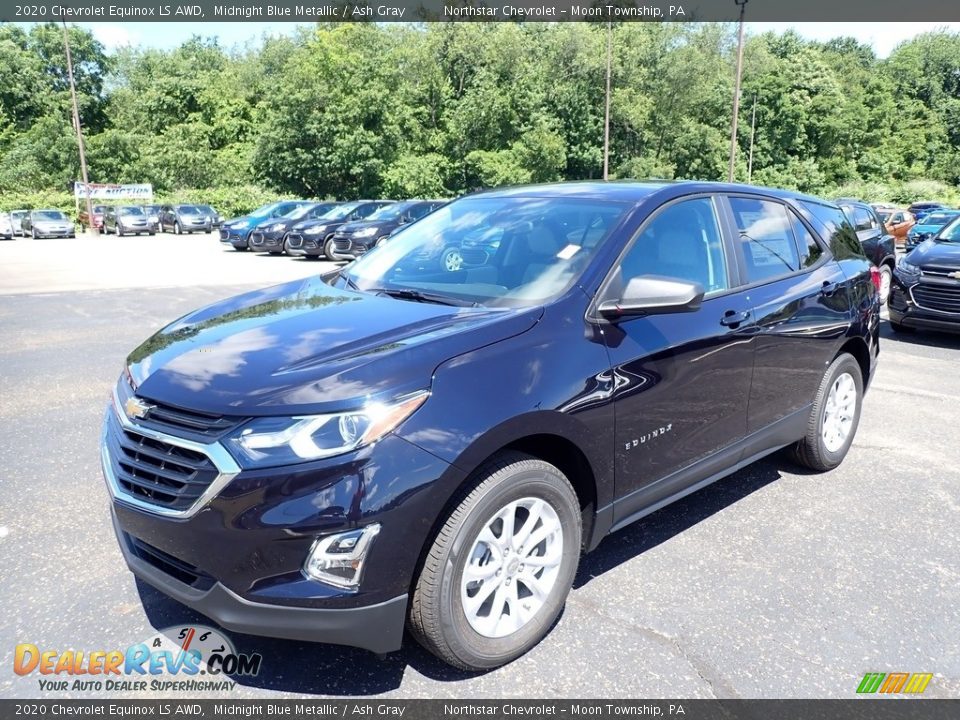 2020 Chevrolet Equinox LS AWD Midnight Blue Metallic / Ash Gray Photo #1