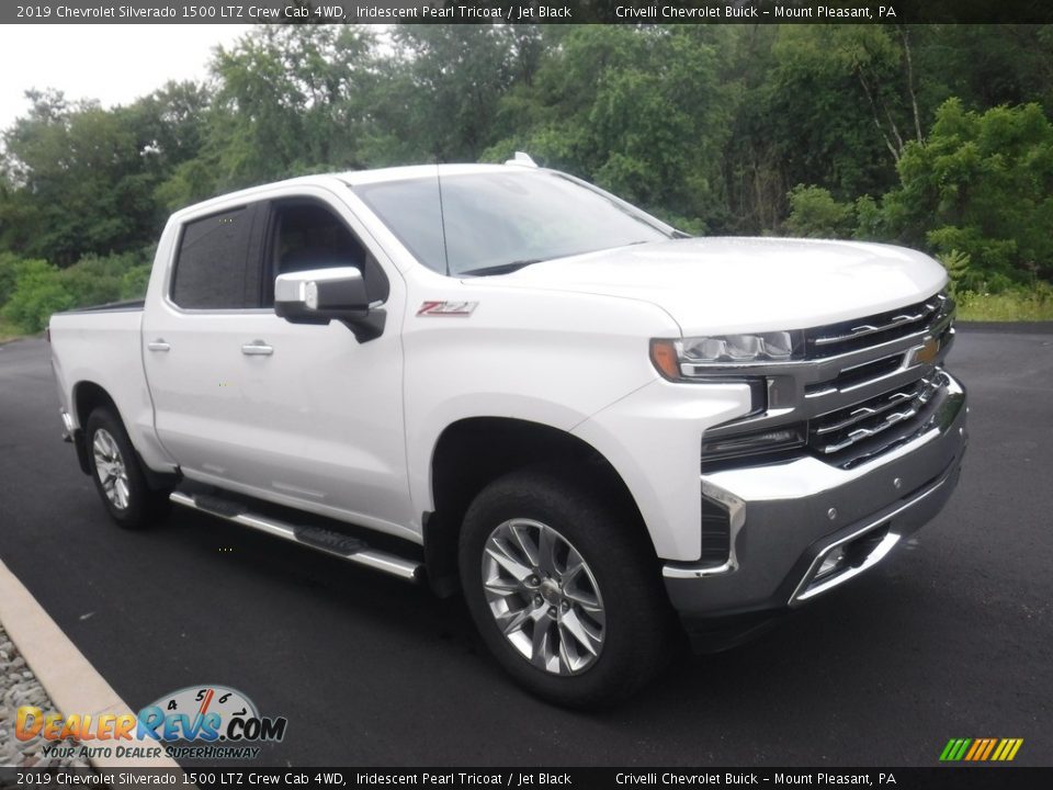 2019 Chevrolet Silverado 1500 LTZ Crew Cab 4WD Iridescent Pearl Tricoat / Jet Black Photo #8