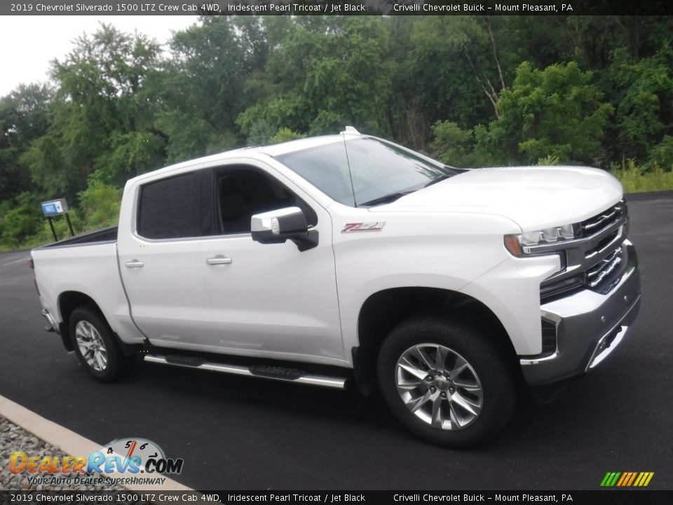 2019 Chevrolet Silverado 1500 LTZ Crew Cab 4WD Iridescent Pearl Tricoat / Jet Black Photo #9