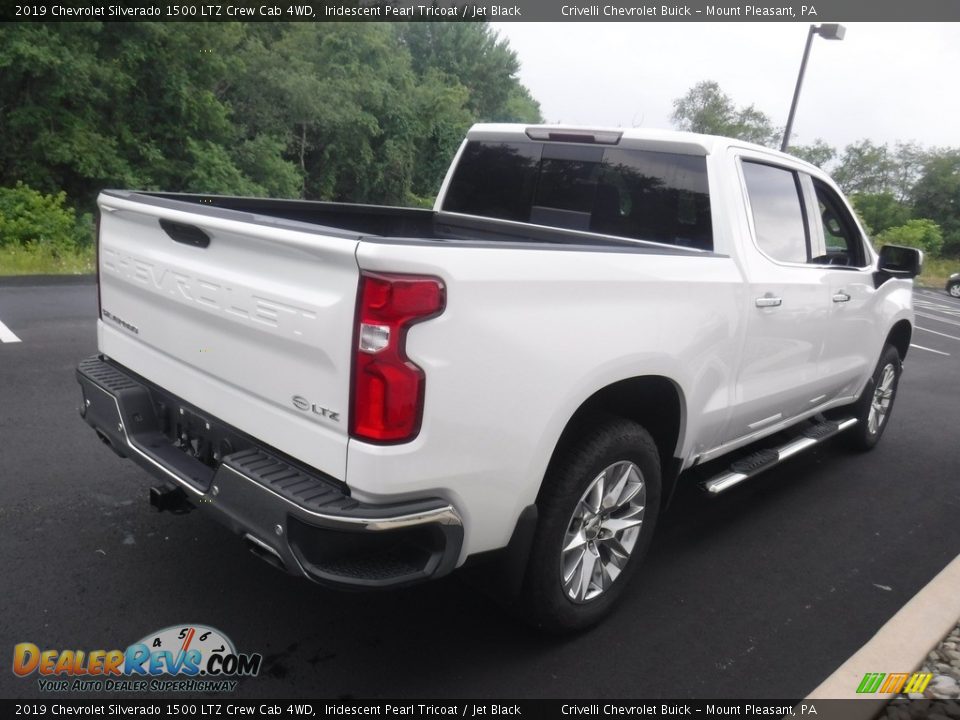 2019 Chevrolet Silverado 1500 LTZ Crew Cab 4WD Iridescent Pearl Tricoat / Jet Black Photo #10