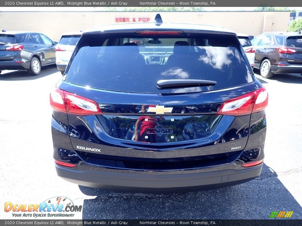 2020 Chevrolet Equinox LS AWD Midnight Blue Metallic / Ash Gray Photo #5