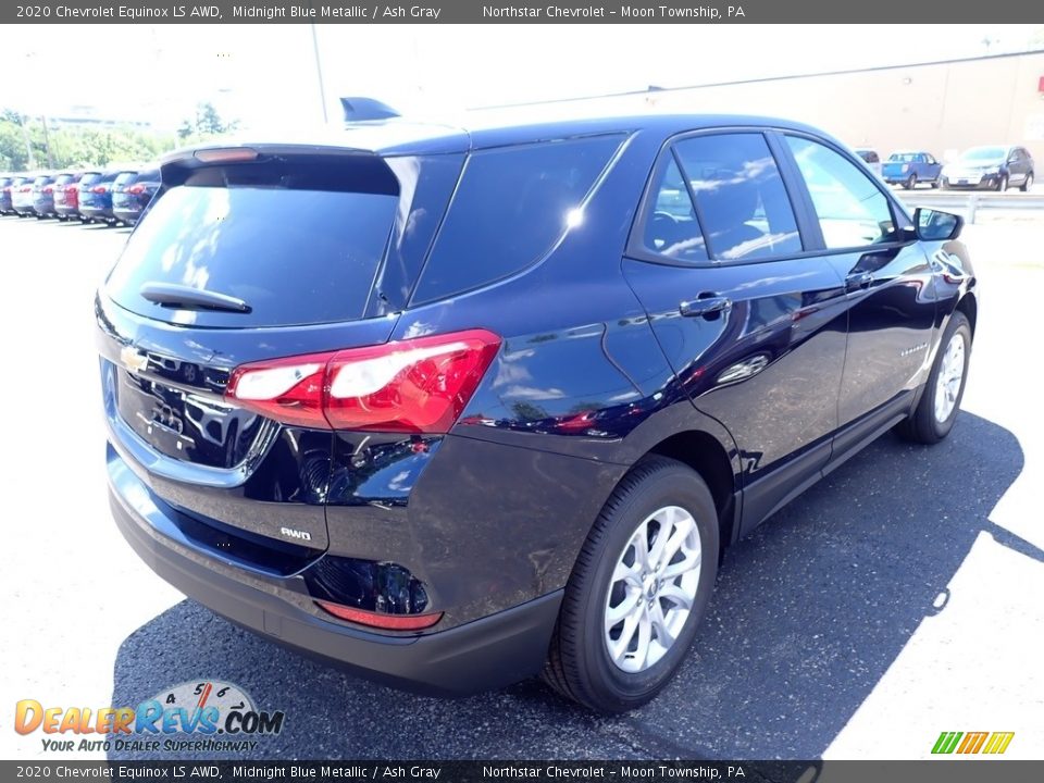 2020 Chevrolet Equinox LS AWD Midnight Blue Metallic / Ash Gray Photo #6