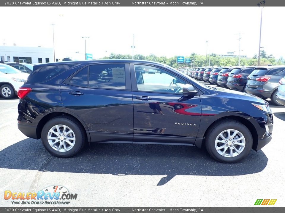 2020 Chevrolet Equinox LS AWD Midnight Blue Metallic / Ash Gray Photo #7