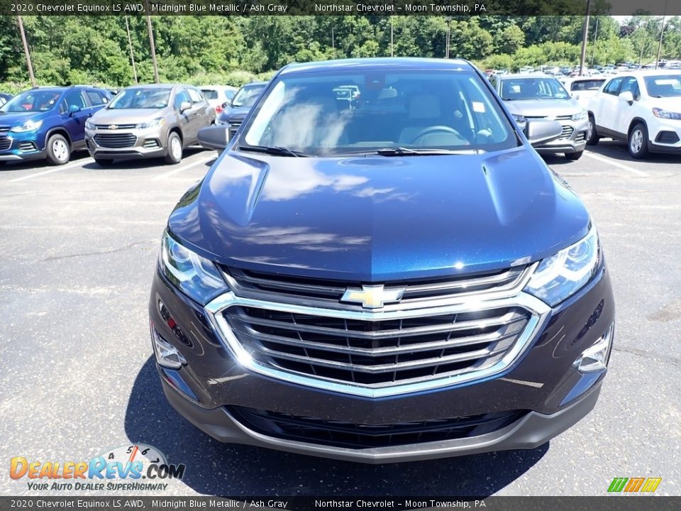 2020 Chevrolet Equinox LS AWD Midnight Blue Metallic / Ash Gray Photo #9