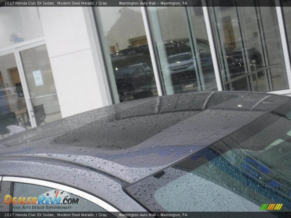 2017 Honda Civic EX Sedan Modern Steel Metallic / Gray Photo #4