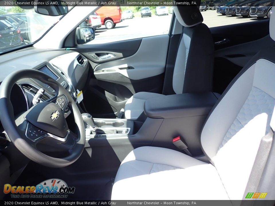 2020 Chevrolet Equinox LS AWD Midnight Blue Metallic / Ash Gray Photo #14