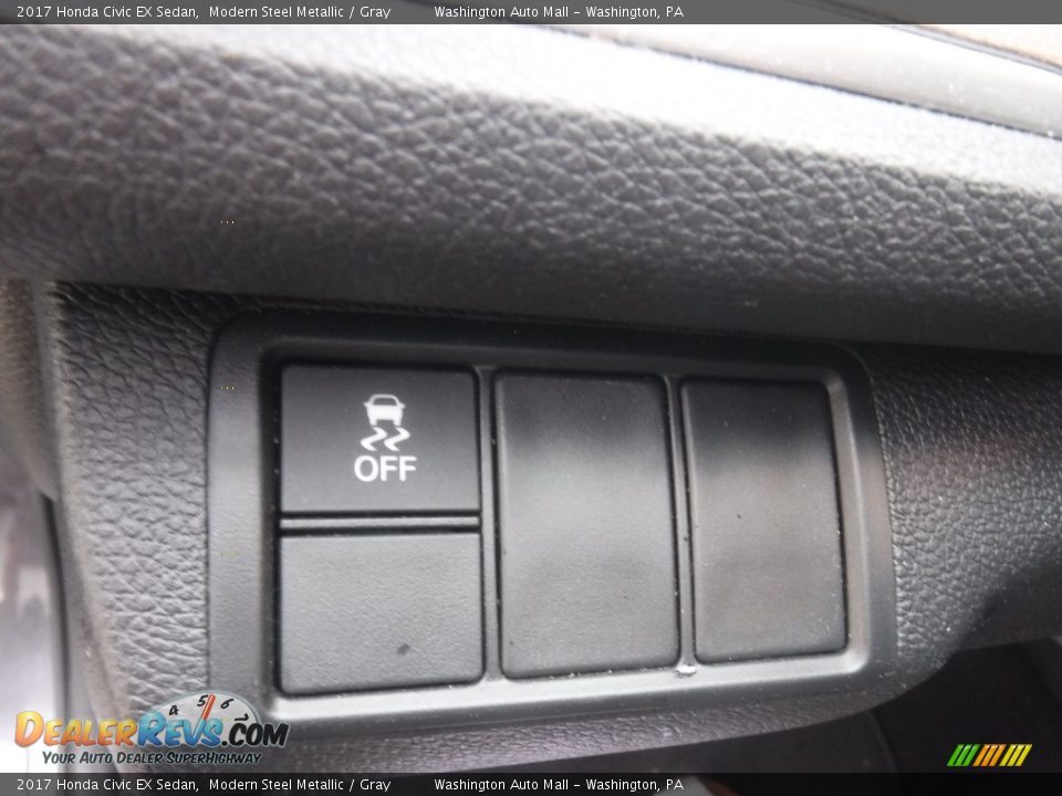 2017 Honda Civic EX Sedan Modern Steel Metallic / Gray Photo #15