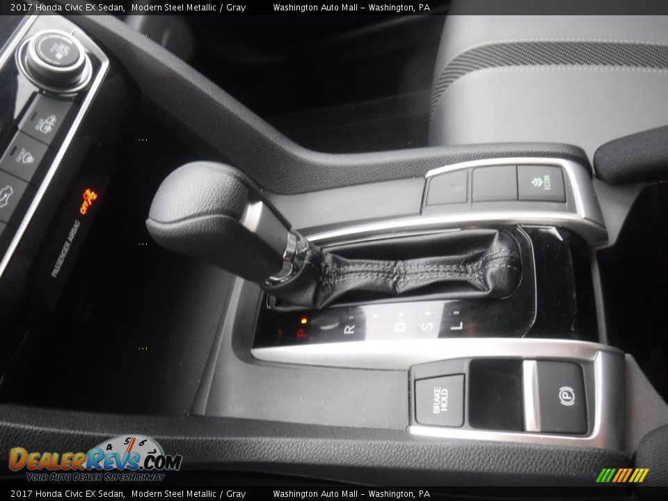 2017 Honda Civic EX Sedan Modern Steel Metallic / Gray Photo #16