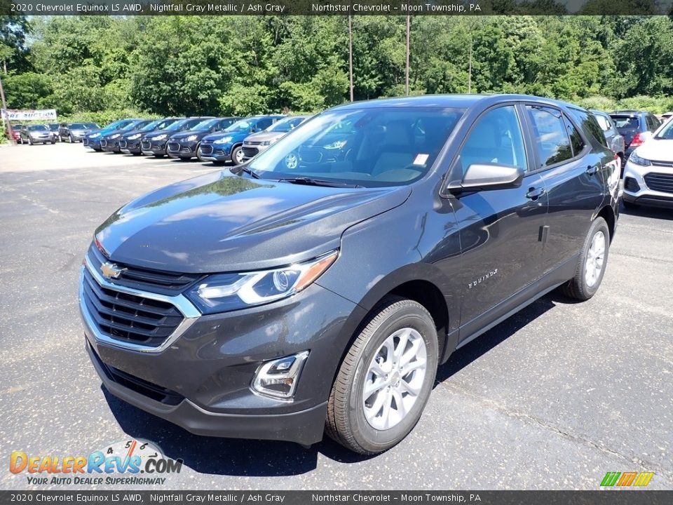 2020 Chevrolet Equinox LS AWD Nightfall Gray Metallic / Ash Gray Photo #1