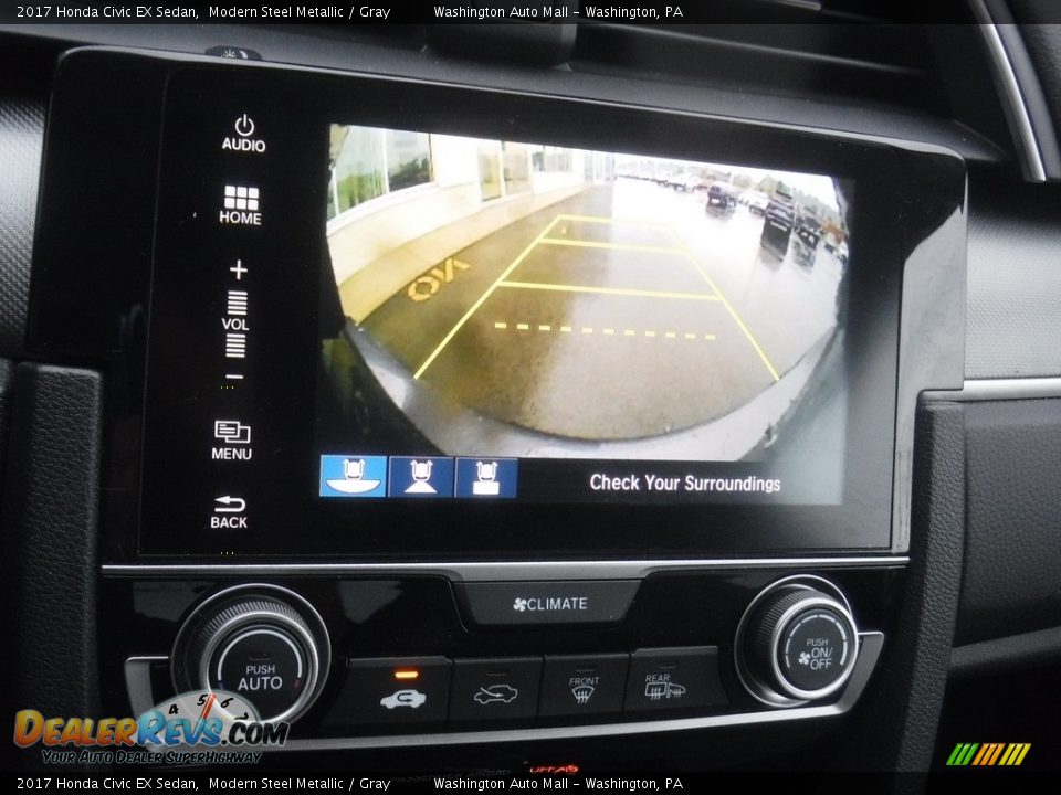 2017 Honda Civic EX Sedan Modern Steel Metallic / Gray Photo #18