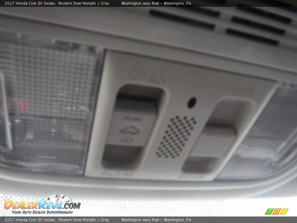 2017 Honda Civic EX Sedan Modern Steel Metallic / Gray Photo #19