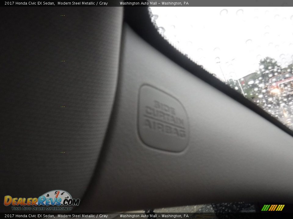 2017 Honda Civic EX Sedan Modern Steel Metallic / Gray Photo #20