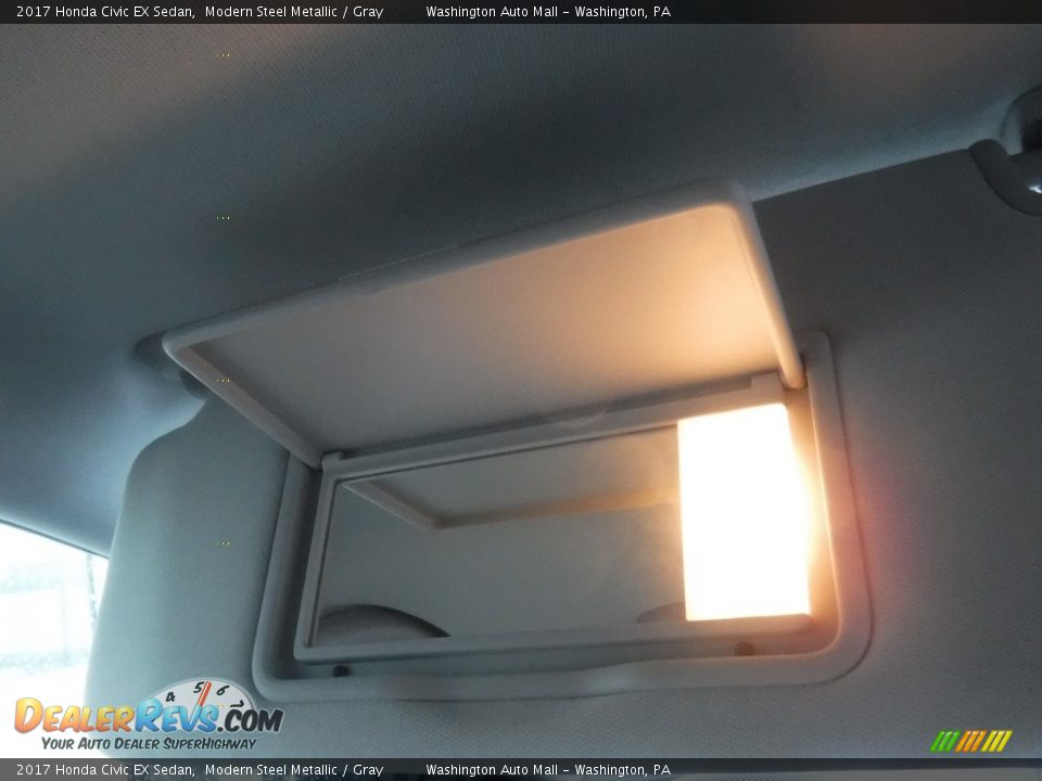 2017 Honda Civic EX Sedan Modern Steel Metallic / Gray Photo #23