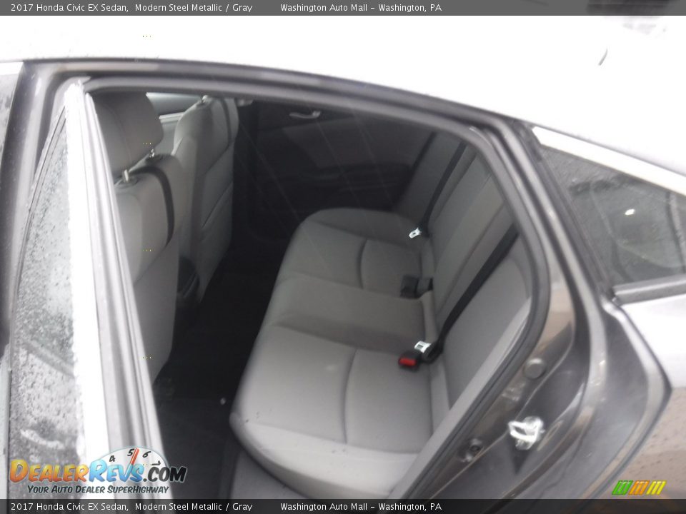 2017 Honda Civic EX Sedan Modern Steel Metallic / Gray Photo #24