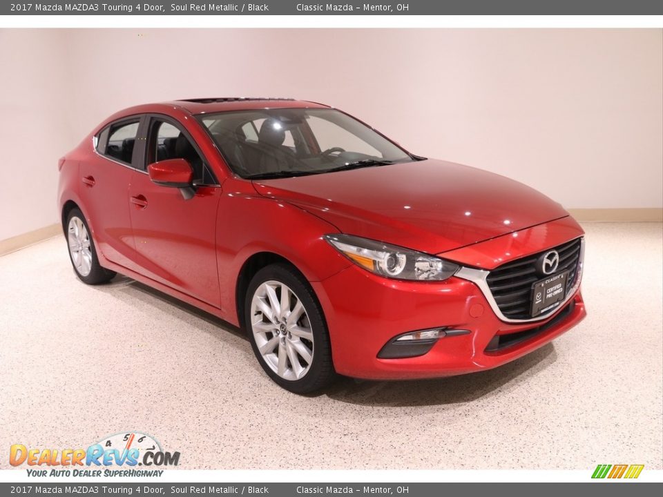 2017 Mazda MAZDA3 Touring 4 Door Soul Red Metallic / Black Photo #1