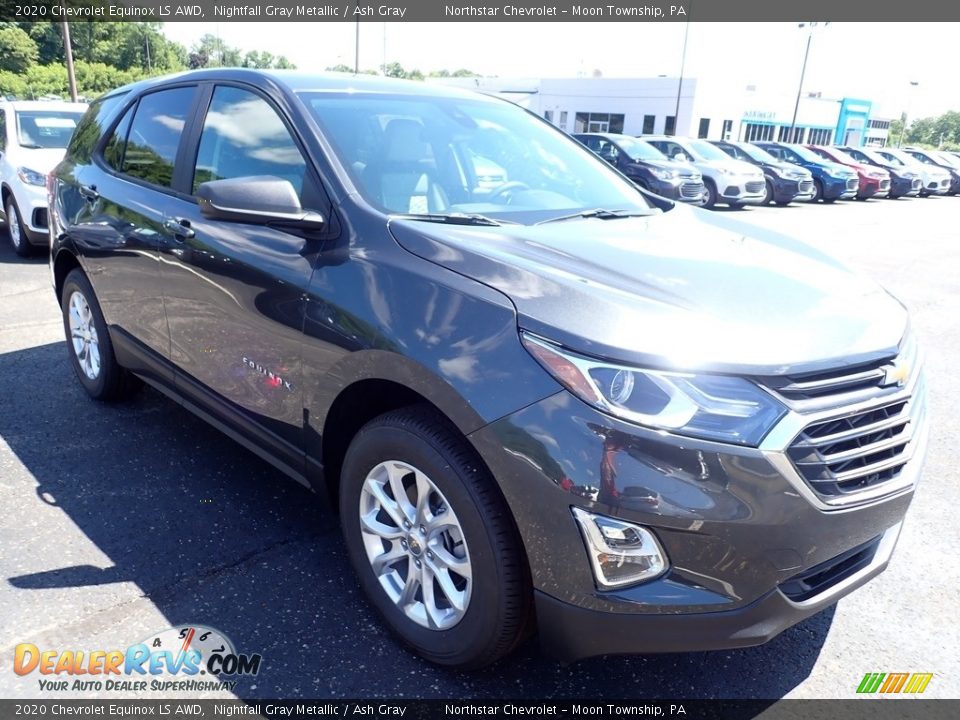 2020 Chevrolet Equinox LS AWD Nightfall Gray Metallic / Ash Gray Photo #8