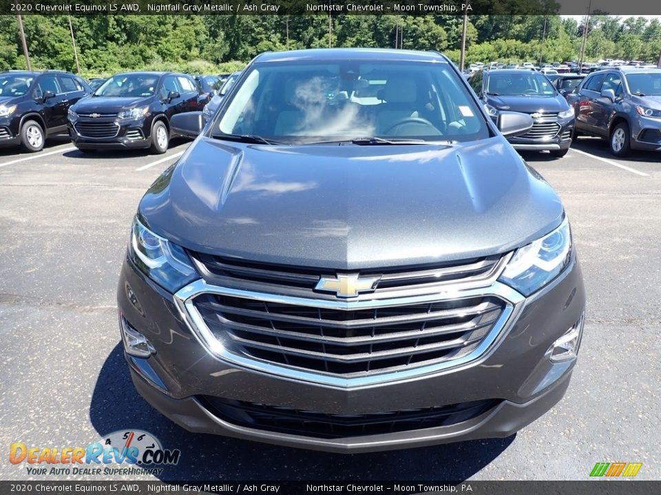 2020 Chevrolet Equinox LS AWD Nightfall Gray Metallic / Ash Gray Photo #9