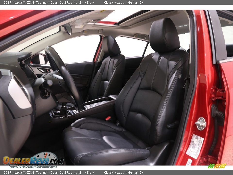 2017 Mazda MAZDA3 Touring 4 Door Soul Red Metallic / Black Photo #6