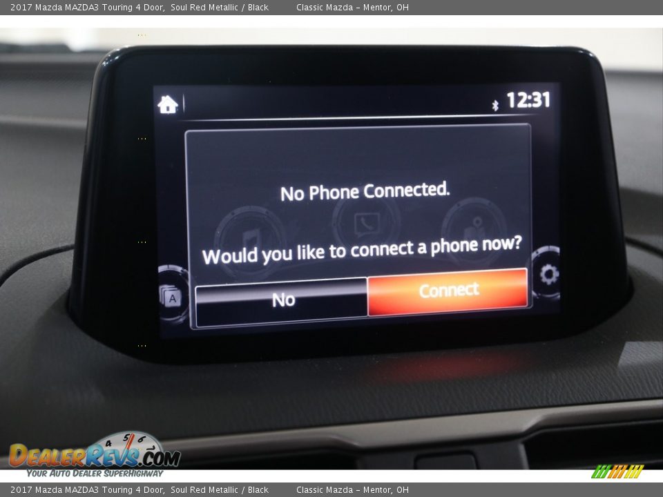2017 Mazda MAZDA3 Touring 4 Door Soul Red Metallic / Black Photo #12