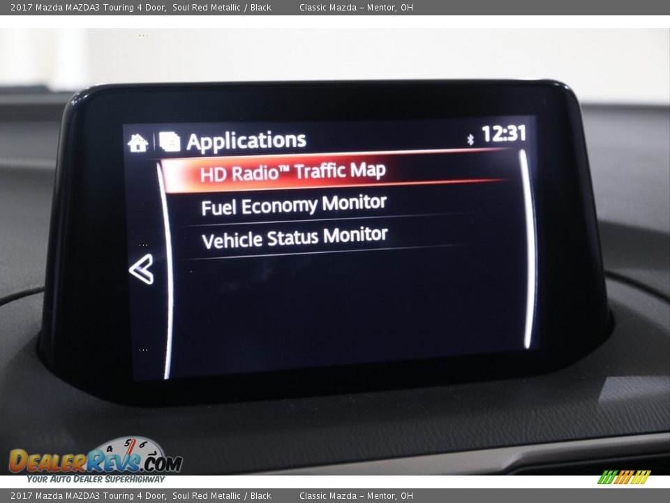 2017 Mazda MAZDA3 Touring 4 Door Soul Red Metallic / Black Photo #14