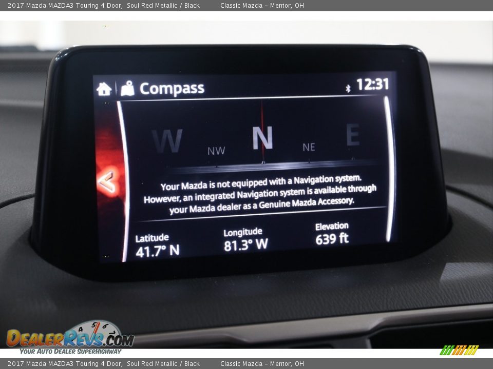 2017 Mazda MAZDA3 Touring 4 Door Soul Red Metallic / Black Photo #15