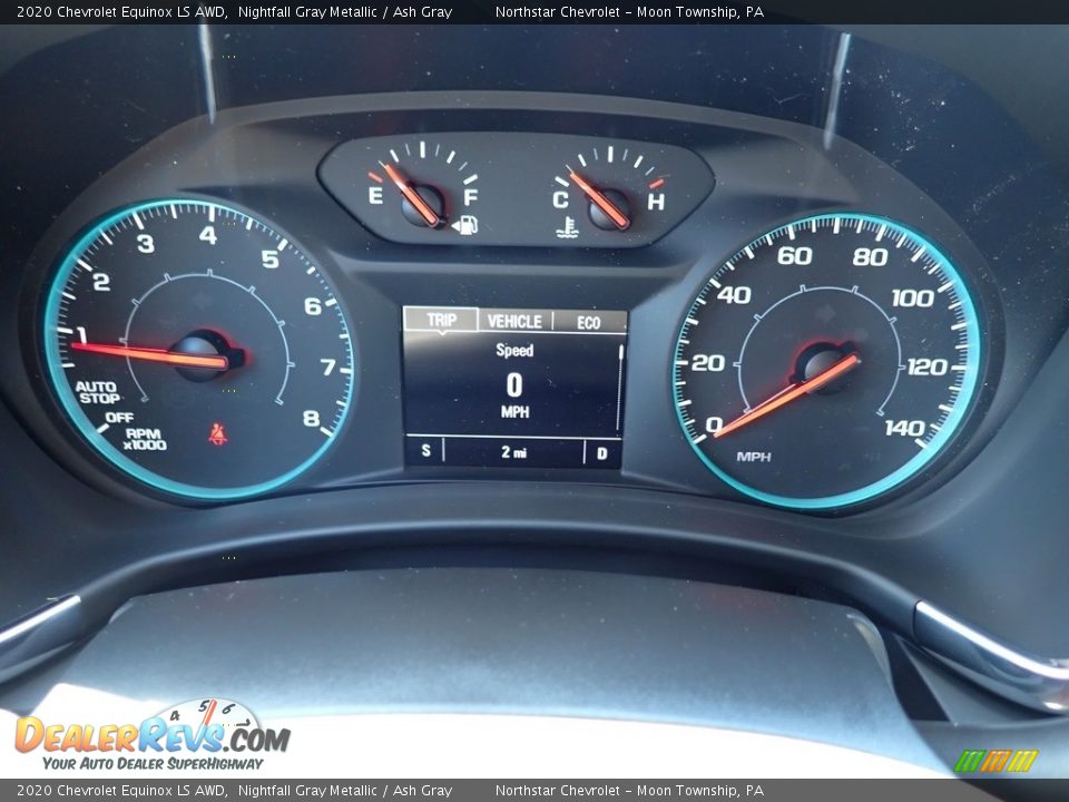 2020 Chevrolet Equinox LS AWD Nightfall Gray Metallic / Ash Gray Photo #20