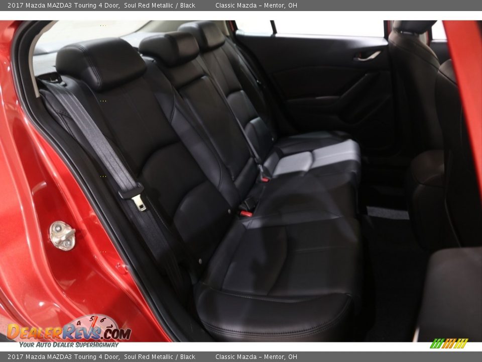 2017 Mazda MAZDA3 Touring 4 Door Soul Red Metallic / Black Photo #22