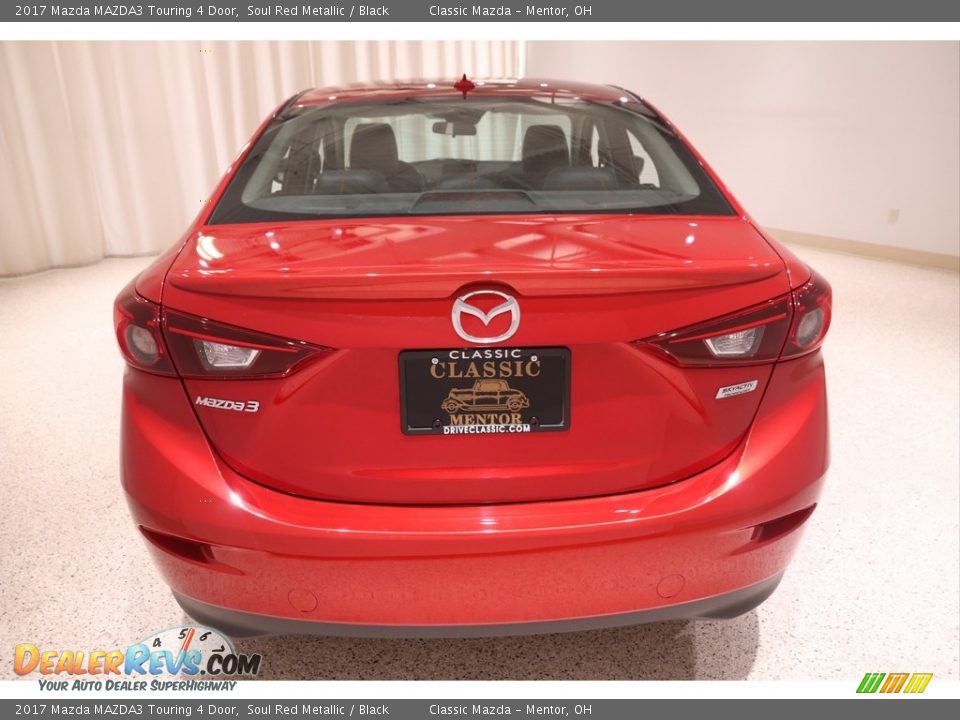 2017 Mazda MAZDA3 Touring 4 Door Soul Red Metallic / Black Photo #24