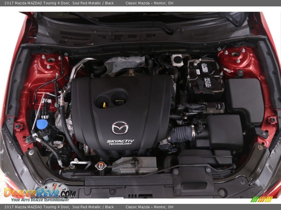 2017 Mazda MAZDA3 Touring 4 Door Soul Red Metallic / Black Photo #25
