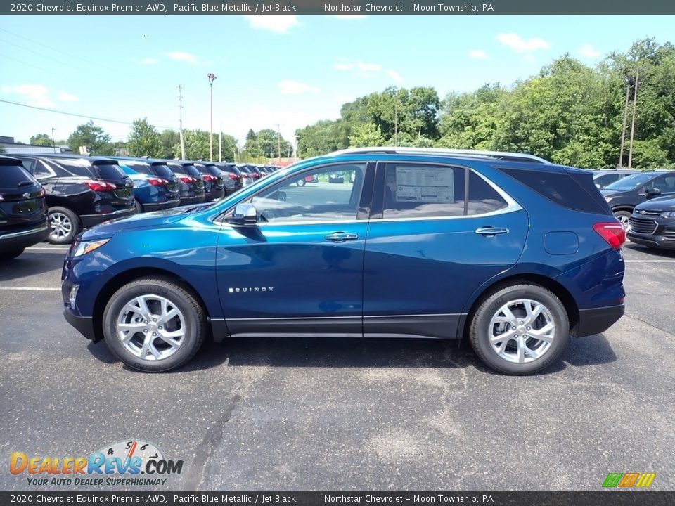 2020 Chevrolet Equinox Premier AWD Pacific Blue Metallic / Jet Black Photo #2