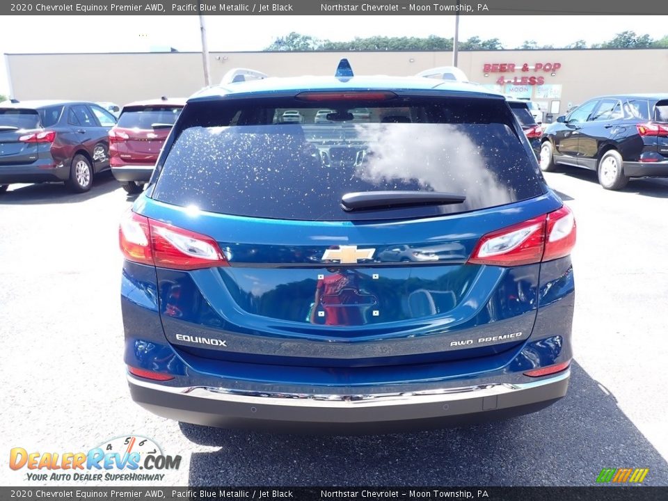 2020 Chevrolet Equinox Premier AWD Pacific Blue Metallic / Jet Black Photo #4