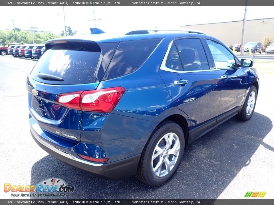 2020 Chevrolet Equinox Premier AWD Pacific Blue Metallic / Jet Black Photo #5