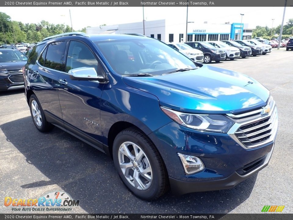 2020 Chevrolet Equinox Premier AWD Pacific Blue Metallic / Jet Black Photo #7